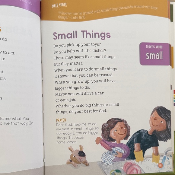 Devotions for Beginning Readers Hardcover Book - Picture 8 of 10